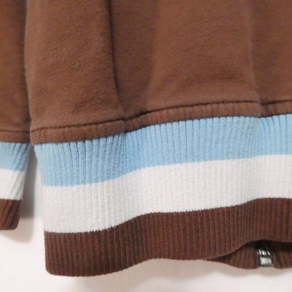 NIKE | size 6 | Brown Zip-Up Hoodie | Embroidered NIKE Logo - Picture 12 of 15